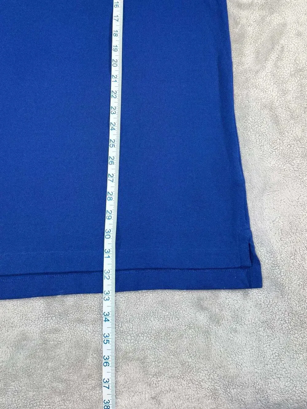 Polo Ralph Lauren Classic Fit Mesh Pique Polo Shirt Blue Size XL